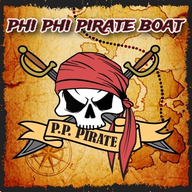 Phi Phi Pirate Boat logo